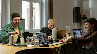Team Working Session in the .diff office
